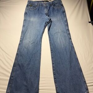 Ariat Heritage Relaxed Boot Cut Mens Jeans 36x38 Medium Wash Blue Denim